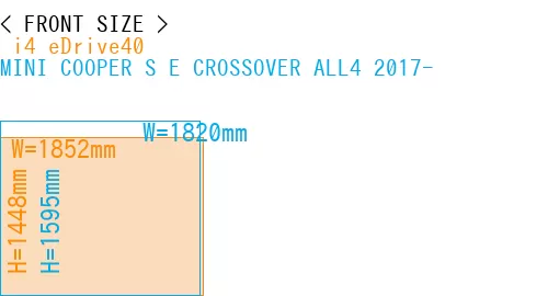 # i4 eDrive40 + MINI COOPER S E CROSSOVER ALL4 2017-